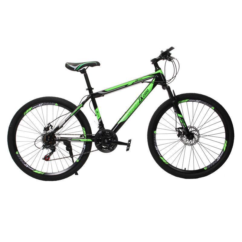 Bike zx2000 aro 26, 21, freio a disco, cambio shimano - Mob